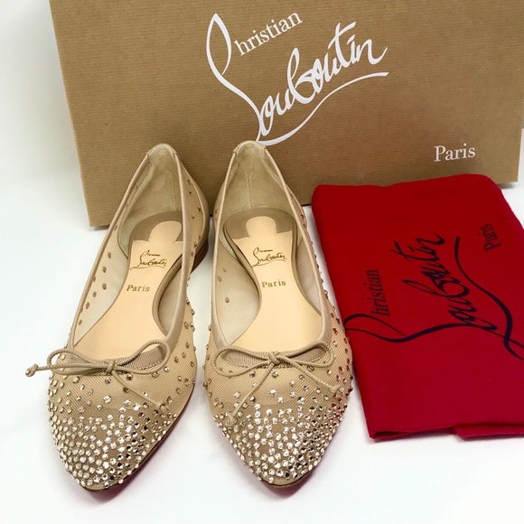 Brand New Christian Louboutin Patio Flat Rete - Picture 7 of 8